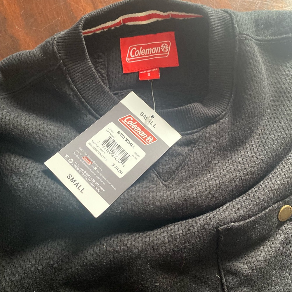 Coleman Black Crewneck Sweatshirt - Picture 3 of 3